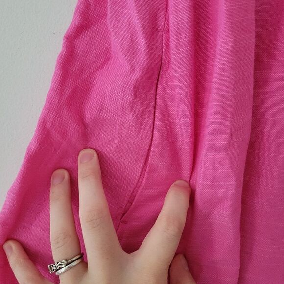 Isabel Maternity Ingrid + Isabel Pink Mini Dress Cotton Blend Short Small - Picture 3 of 6